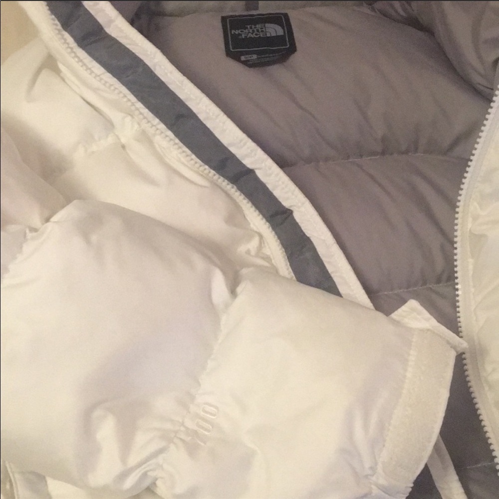 North Face Small Puffer Jacket White